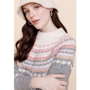 Cozy Fair Isle Pullover Sweater